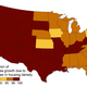 The proportion of new WUI area from 1990 to 2010 due to housing growth alone was greater than 80% in all but four northeastern states.